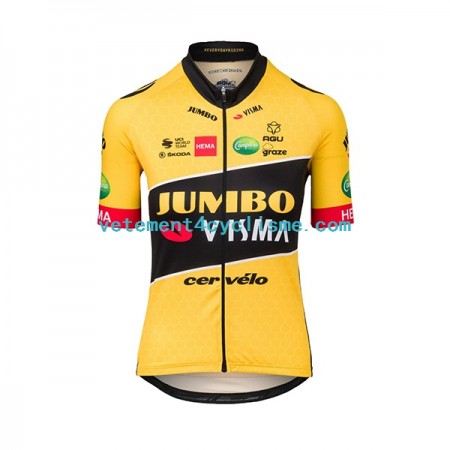 Homme Maillot vélo 2022 Team Jumbo-Visma N001